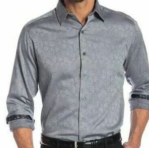 🆕Walden Long Sleeve Classic Fit Shirt Charcoal